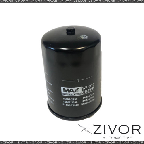 NIPPON MAX Oil Filter For Toyota Coaster Bus 4.0L TD 2009-on-WCO75NM *By Zivor*