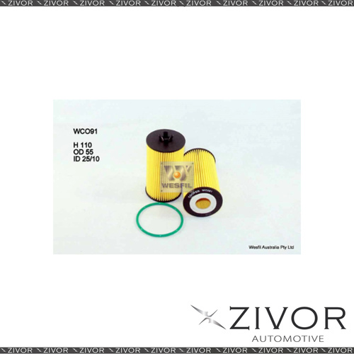 COOPER Oil Filter For OPEL Astra 1.4L 08/12-12/13 - WCO91  *By Zivor*