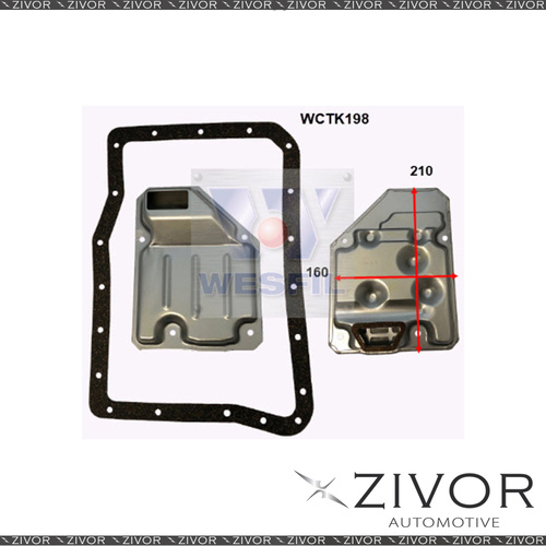 New WESFIL Transmission Filter Kit For Toyota LANDCRUISER 1990-1998 -WCTK198