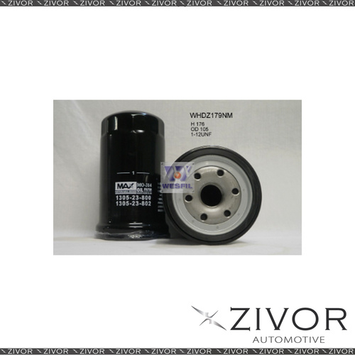 NIPPON MAX Oil Filter For Mazda T3000 3.0L, 3.0L D 05/81-1984 - WHDZ179NM