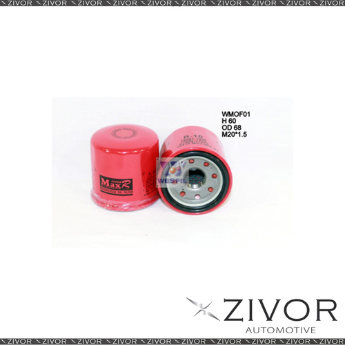 COOPER Motorcycle Oil Filter for KAWASAKI ZZR600 2002-2006 - WMOF01 *By Zivor*