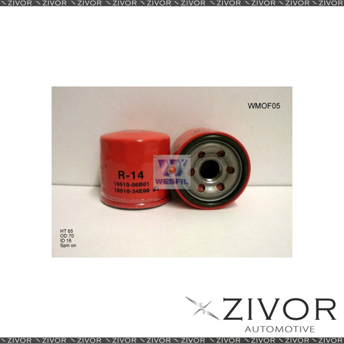  Motorcycle Oil Filter for ARCTIC CAT ATV 375 2002 - WMOF05  *By Zivor*