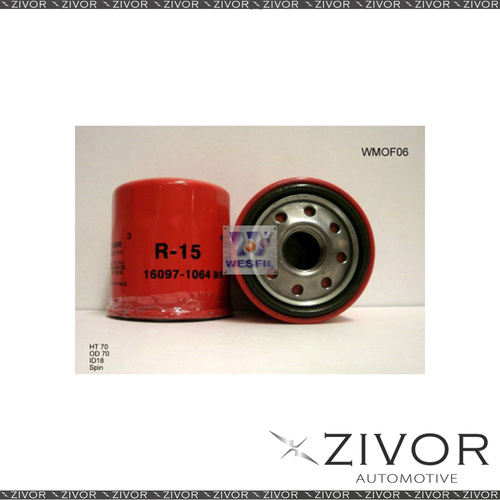 COOPER Motorcycle Oil Filter for KAWASAKI ER-6F 2006-2010 - WMOF06 *By Zivor*