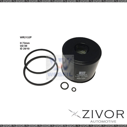 COOPER FUEL Filter For Perkins Engine 6/372, 6/354, H, HT, T6/354  -WR2132P