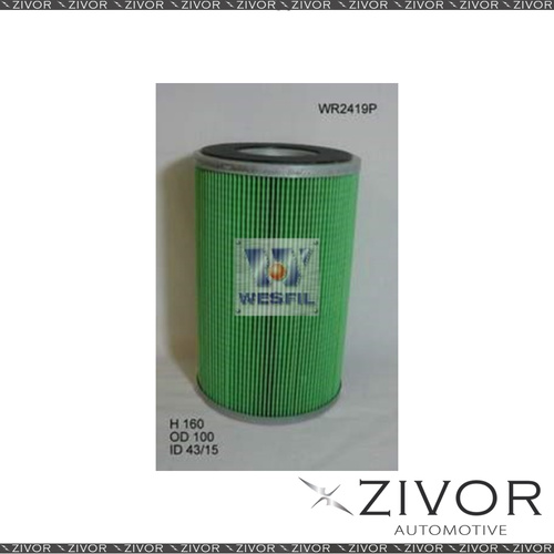 COOPER Oil Filter For Jeep J10 3.3L D 11/82-1985 - WR2419P  *By Zivor*