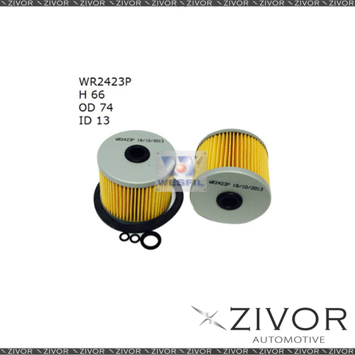 COOPER FUEL Filter For Toyota Landcruiser 4.0L D 10/80-10/81 -WR2423P* By Zivor*