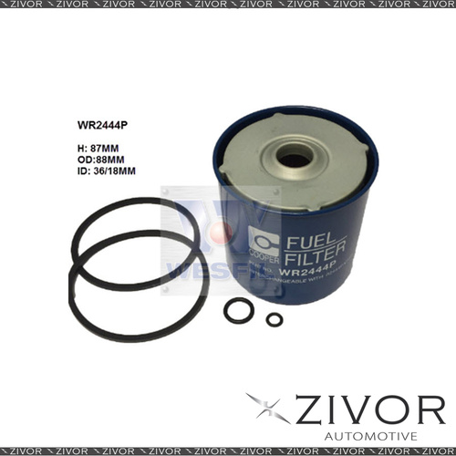 COOPER FUEL Filter For Cav Fuel Systems All with 7111/596 element  -WR2444P