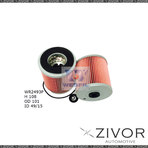 COOPER FUEL Filter For Hino Bus CM277 10.6L D 1985-1994 -WR2493P* By Zivor*