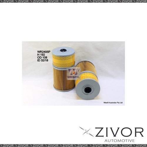 COOPER Oil Filter For MITSUBISHI FUSO Fighter FK115 6.6L D 1978-1986-WR2495P