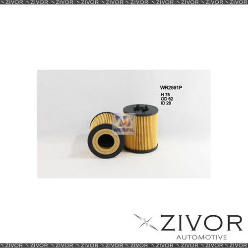 COOPER Oil Filter For Holden Vectra 2.6L V6 11/00-2003 - WR2591P  *By Zivor*