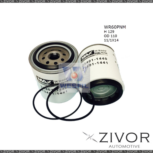 New NIPPON MAX FUEL Filter For Hino Shrike - FM3M 9.9L TD 1991-1997 -WR60PNM
