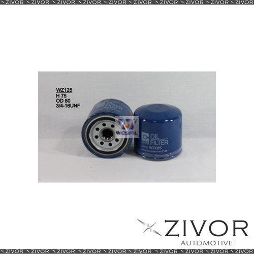 COOPER Oil Filter For Suzuki Swift 1.0L 01/89-1996 - WZ125  *By Zivor*