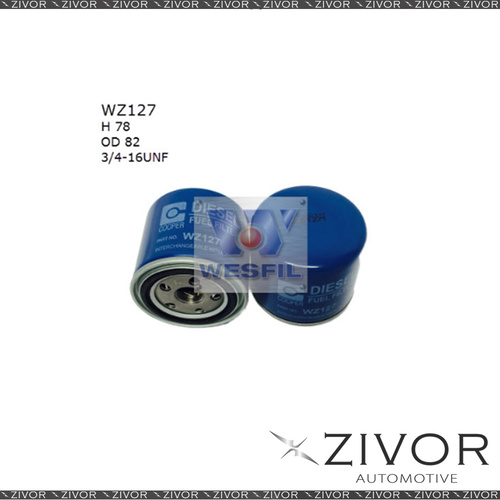 COOPER FUEL Filter For Holden Rodeo 1.8L 01/83-1984 -WZ127* By Zivor*