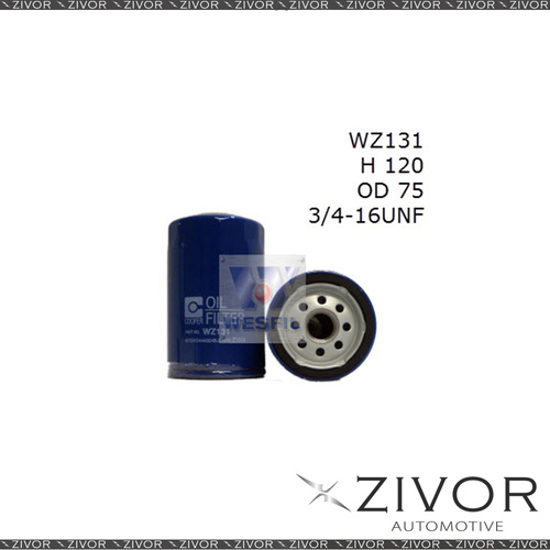 COOPER Oil Filter For Toyota Cressida  2.8L 10/83-10/85 - WZ131  *By Zivor*