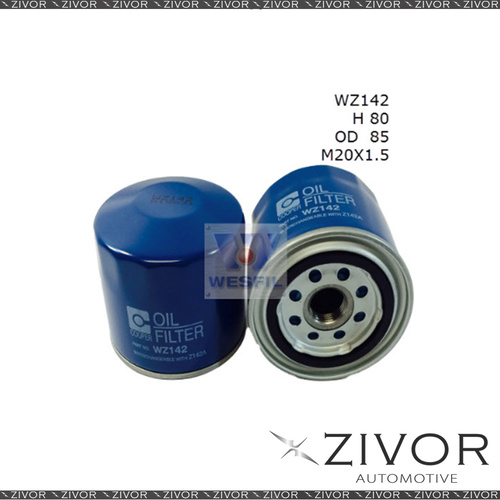 COOPER Oil Filter For Hyundai Lantra 1.8L 10/92-1995 - WZ142  *By Zivor*