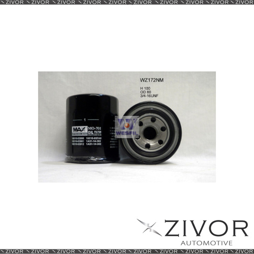NIPPON MAX Oil Filter For Holden Drover 1.3L 03/85-1987 - WZ172NM  *By Zivor*