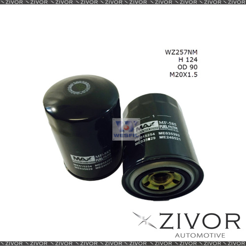 NIPPON MAX FUEL Filter For MITSUBISHI FUSO Fighter FK617 7.5L TD 11/97-01/05