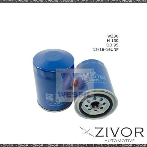 COOPER Oil Filter For Holden Commodore 3.3L 03/84-02/86 - WZ30  *By Zivor*
