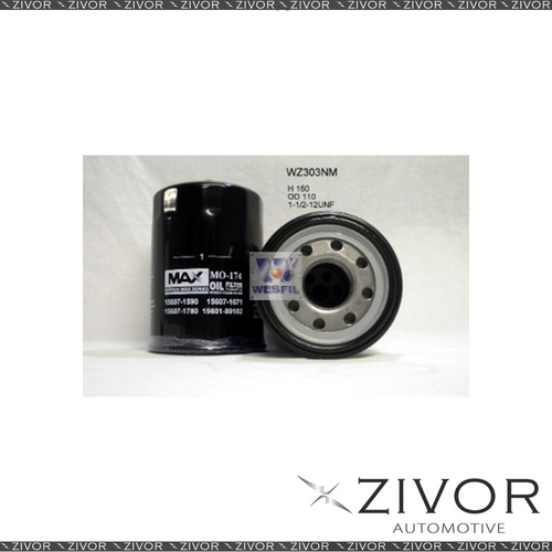 NIPPON MAX Oil Filter For Hino FT16*L 6.0L D 1985-1992 - WZ303NM  *By Zivor*