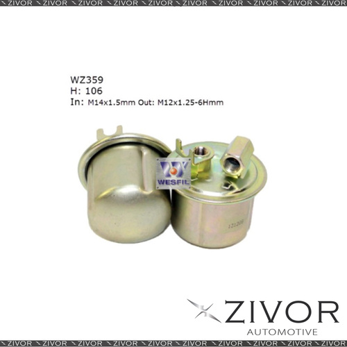 COOPER FUEL Filter For Honda Accord 2.2L 11/89-1993 -WZ359* By Zivor*