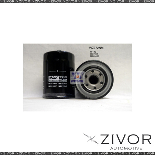 NIPPON MAX Oil Filter For Mitsubishi Rosa Bus 3.9L TD 08/00-2007 - WZ372NM