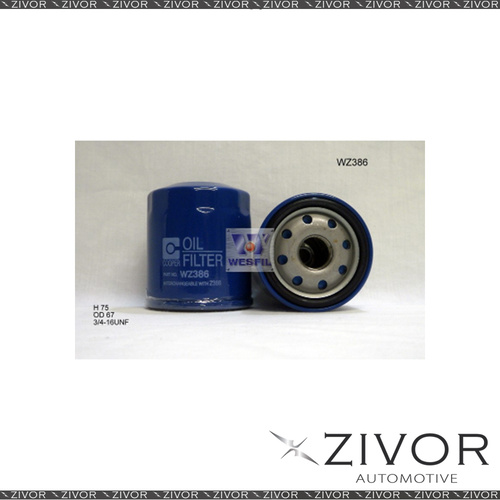 COOPER Oil Filter For Toyota MR-2 Spyder 1.8L 10/00-03/06 - WZ386  *By Zivor*