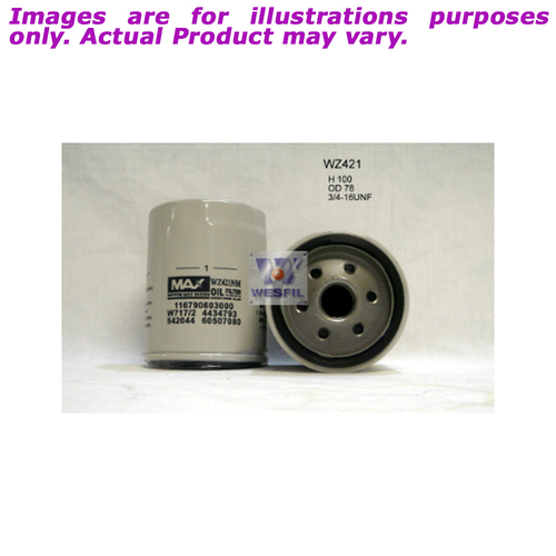 New NIPPON MAX Oil Filter For Alfa Romeo 90 2.5L V6 WZ421NM