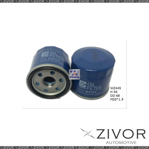 COOPER Oil Filter For Nissan Tiida 1.8L 02/06-04/13 - WZ445  *By Zivor*