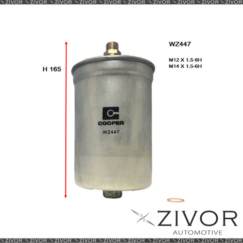 COOPER FUEL Filter For Mercedes Benz 560SEC 5.5L V8 04/86-1991 -WZ447* By Zivor*