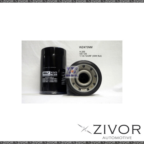 New NIPPON MAX Oil Filter For Isuzu FVR33 8.2L D 04/96-01/04 - WZ475NM