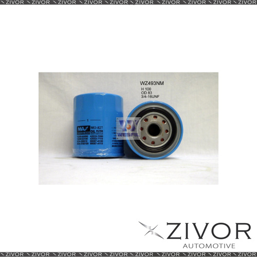 NIPPON MAX Oil Filter For Subaru Brumby 1.8L 10/80-03/94 - WZ493NM  *By Zivor*