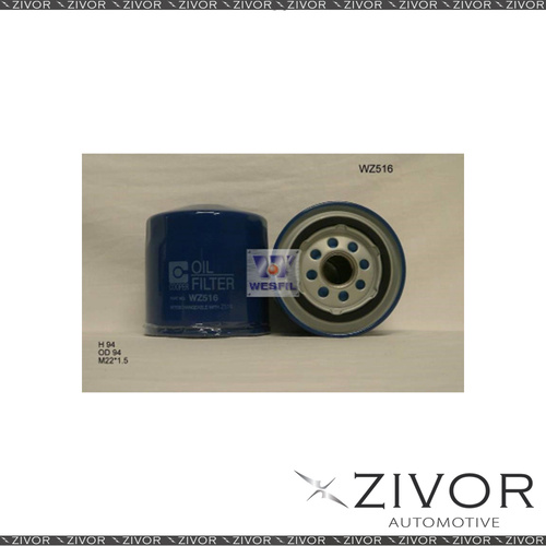 COOPER Oil Filter For GREAT WALL Steed 2.0L TD 08/16-on - WZ516  *By Zivor*