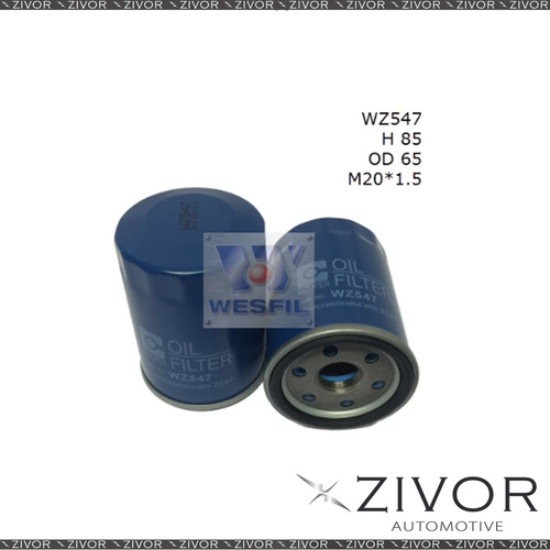 COOPER Oil Filter For Honda Accord 2.3L 12/97-2003 - WZ547  *By Zivor*