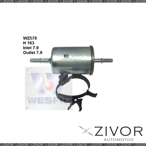 COOPER FUEL Filter For Proton S16 1.3L 04/10-on -WZ578* By Zivor*