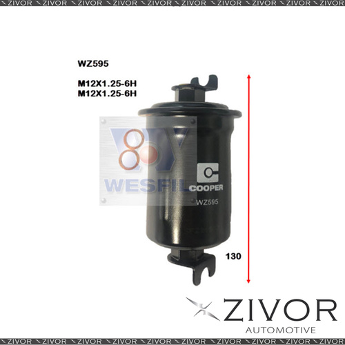 COOPER FUEL Filter For Toyota Hiace 2.4L 10/95-02/05 -WZ595* By Zivor*