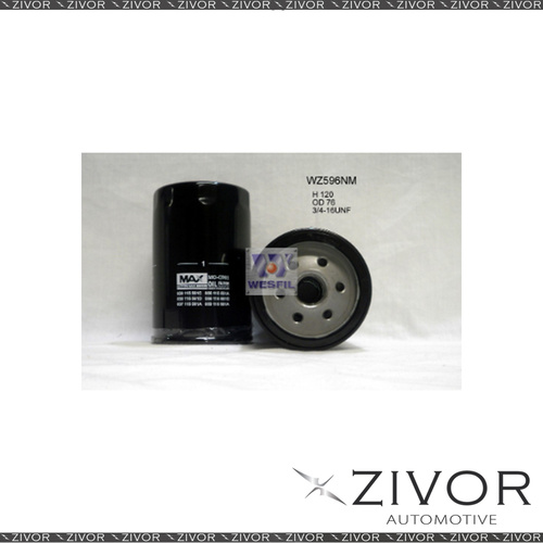 NIPPON MAX Oil Filter For Volkswagen Polo 1.6L 10/96-2002 - WZ596NM  *By Zivor*