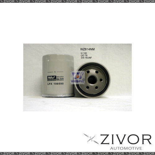 NIPPON MAX Oil Filter For Landrover Defender 2.5L TD 03/99-09/07 - WZ614NM