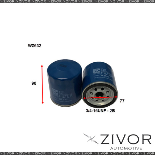 COOPER Oil Filter For Mazda 3 2.5L 04/09-01/14 - WZ632  *By Zivor*