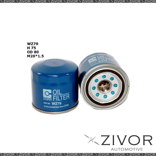COOPER Oil Filter For GREAT WALL V240 2.4L 07/09-08/16 - WZ79  *By Zivor*
