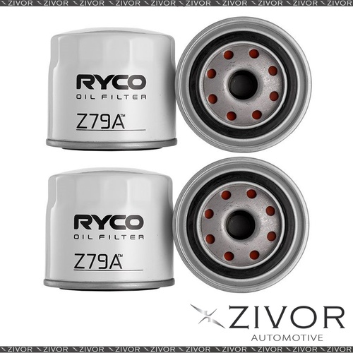 2x Pack of New RYCO Oil Filter Z79A - Equiv. Sakura C-1032, Wesfil WZ142, WZ79