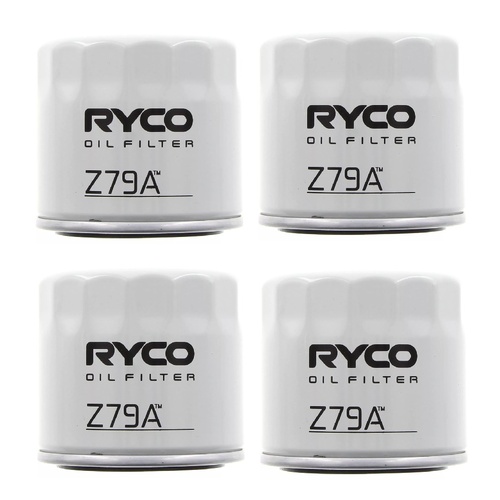 4x Pack of New RYCO Oil Filter Z79A - Equiv. Sakura C-1032, Wesfil WZ142, WZ79