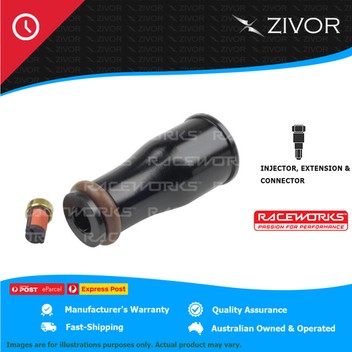 RACEWORKS Injector Extensions – Short – Full Length 14mm-14mm – 4 Pk ALY-050BK-4