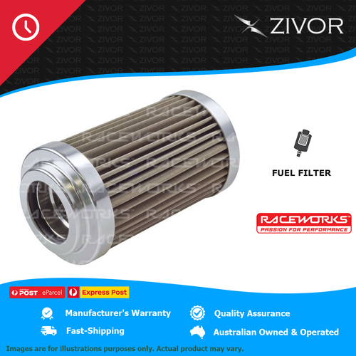 New RACEWORKS 10 Micron Fuel Filter Element 75 Micron 2 Yrs Warranty ALY-082-75