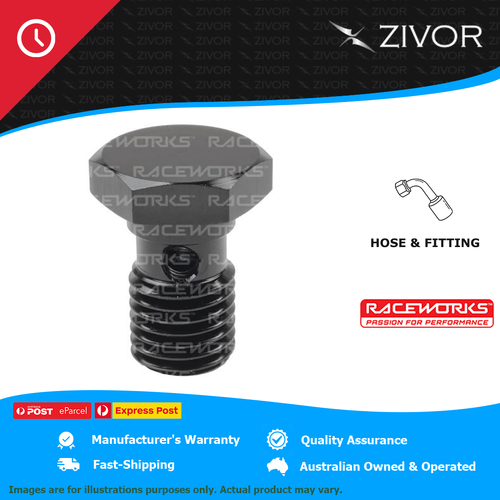 New RACEWORKS Alloy An-6 Banjo Set Suit 044 Pump 2 Yrs Warranty RWF-724-044-06BK