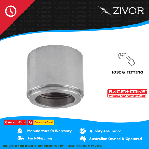 New RACEWORKS 1/8" NPT Aluminium Weld On Stainless Steel RWF-997-02-SS