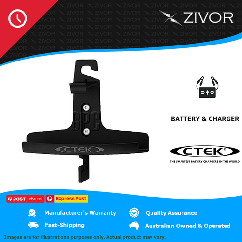 New CTEK Mounting Bracket to suit 3.8 to 5.0A Charger .06kg-1Y Warranty 40-006