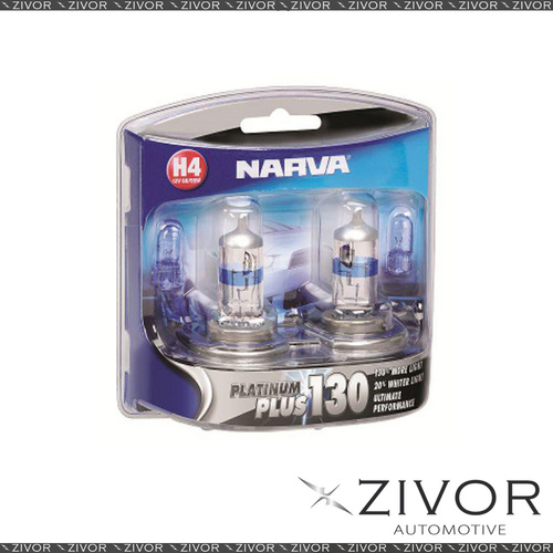 New NARVA H4 12V 60/55W PLATINUM PLUS 130 - BL2 Globe-48542BL2 For Jeep-Wrangler