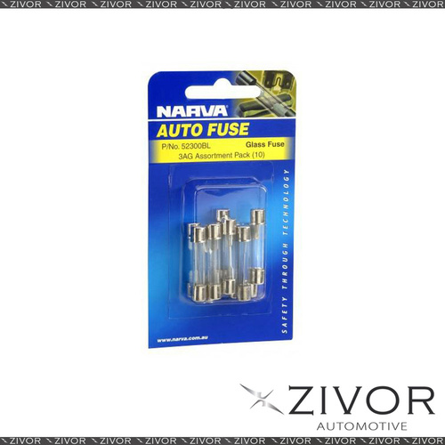 New NARVA Glass Fuse 3AG 30A 52330BL