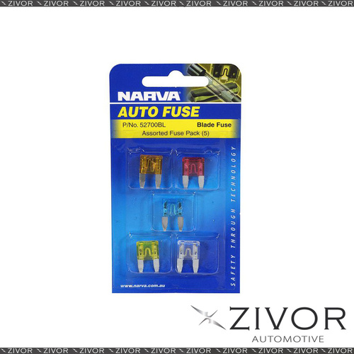 New NARVA Blade Fuse Mini 15A (50Pk) 52715