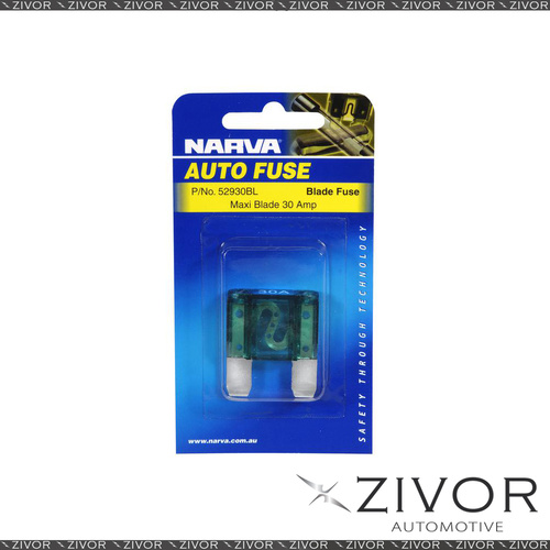 New NARVA Blade Fuse Maxi 30A 52930BL